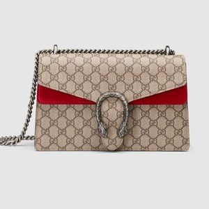 Womens Gucci Dionysus Medium GG Shoulder Bag